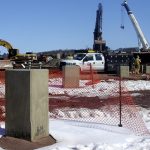 Heavy Machinery at Barbour Hill Substation Site