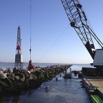 Underpinning Construction Process on Brake Wall Near Bridgeport, CT