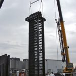 cranes standing large machine upright in Bridgeport, CT