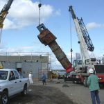 BAC crane operators carefully maneuvering large equipment in New Haven, CT